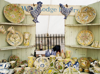 West Lodge Pottery at All Saints Arts & Craft Market in Cambridge