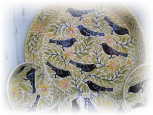 Magpies - A range of unique designs by West Lodge Pottery